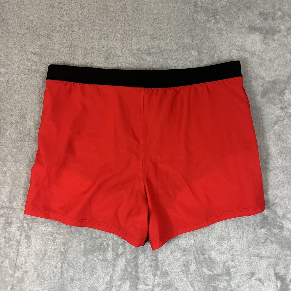 TAC HUNT FISH Shorts Mens 3XL Red Lined Drawstring Athletic Running Training - Picture 4 of 10